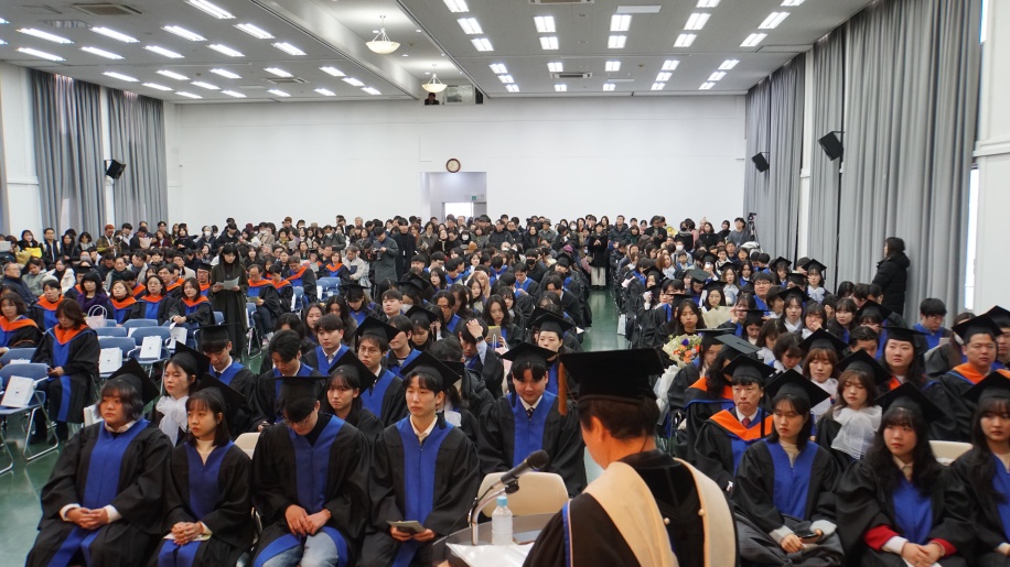 졸업식 풍경